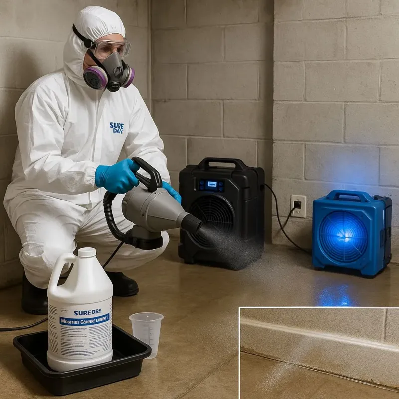 Sanitization and Odor Removal process in Temple, GA