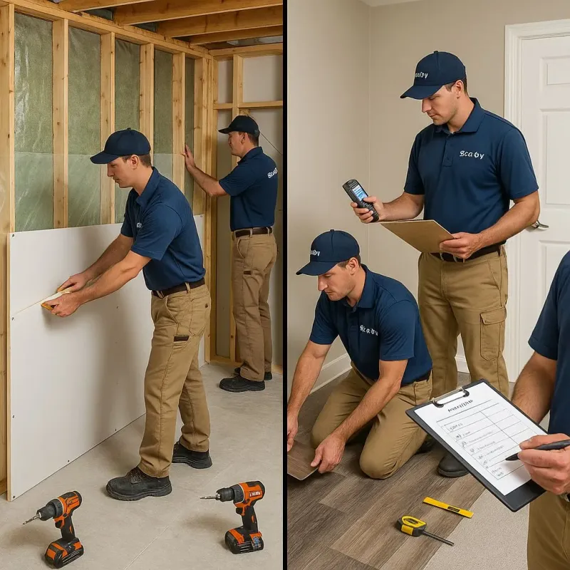 Repairs and Reconstruction process in Temple, GA
