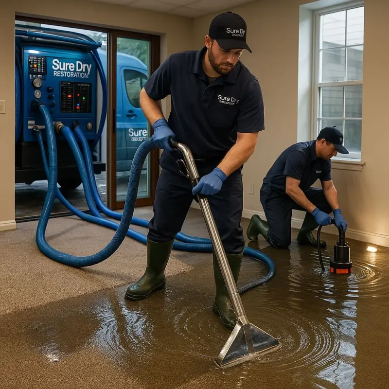 Water Extraction and Removal process in Temple, GA